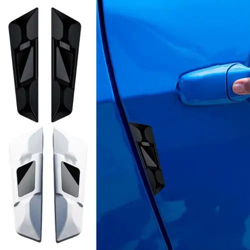 Protectores de protección de borde de puerta de coche, moldura embellecedora antiarañazos, Protector de borde de puerta, tira protectora antiestática, 1 par