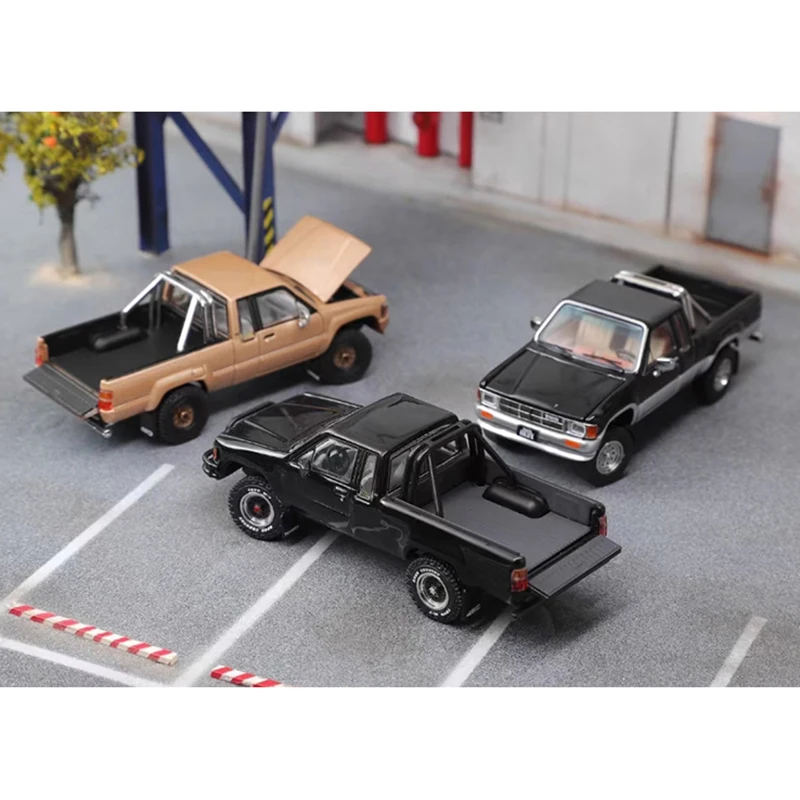 GCD Maßstab 1:64 1985 Hilux 4th (N50) SR5 Version Legierung Automodell Sammlung Display Ornament Spielzeug Geschenk