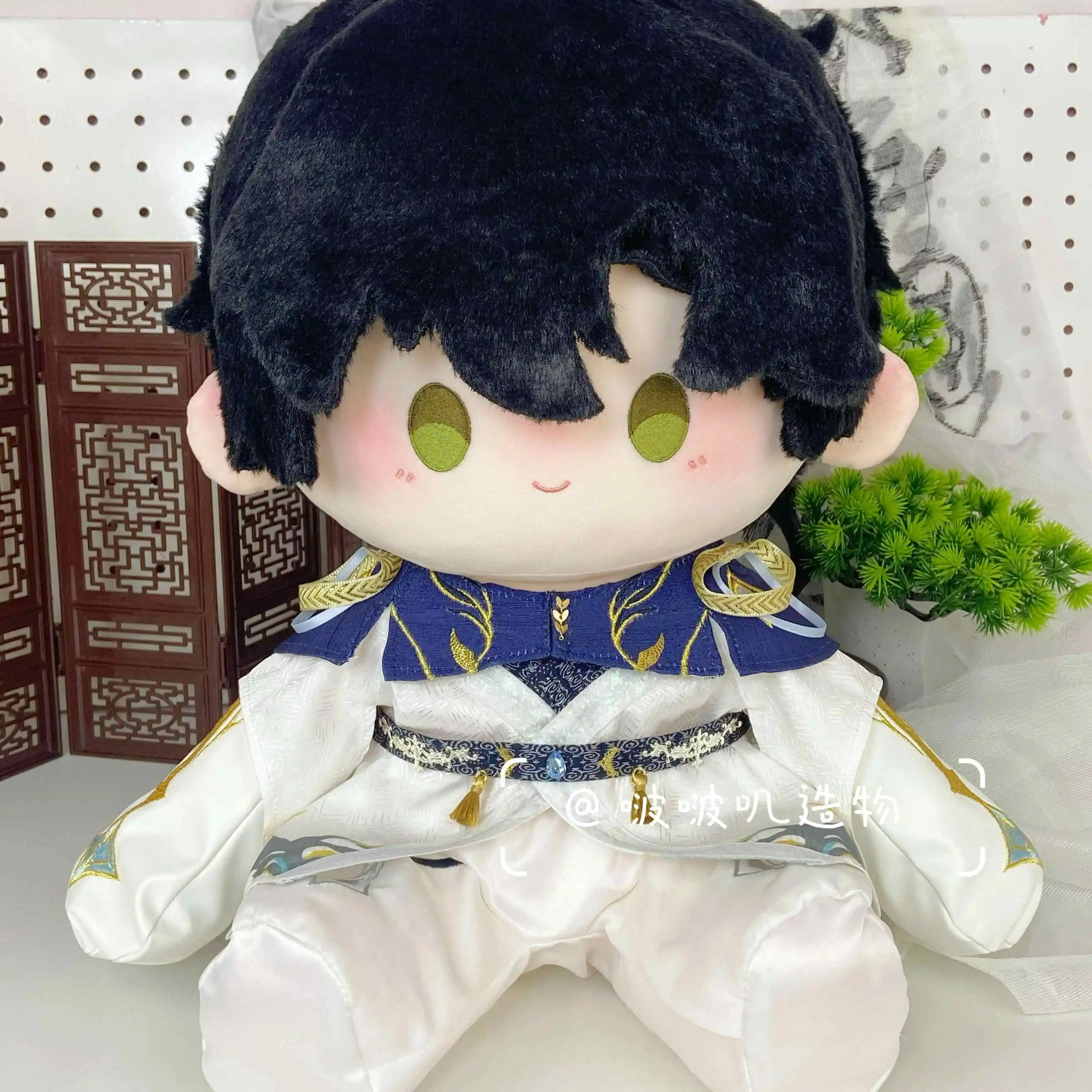 

Аниме Caleb Атрибут Love and Deepspace Плюшевая хлопковая кукла Body Dress Up Мягкая игрушка 40 см Подушка для сидения Подарок для косплея
