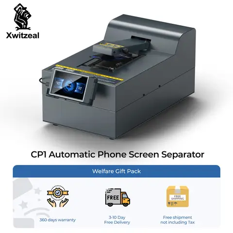 Xwitzeal CP1 iPhone/Android 용 자동 전화 화면 가열 분리기 기계, LCD 화면 분해 수리 플랫폼 제거