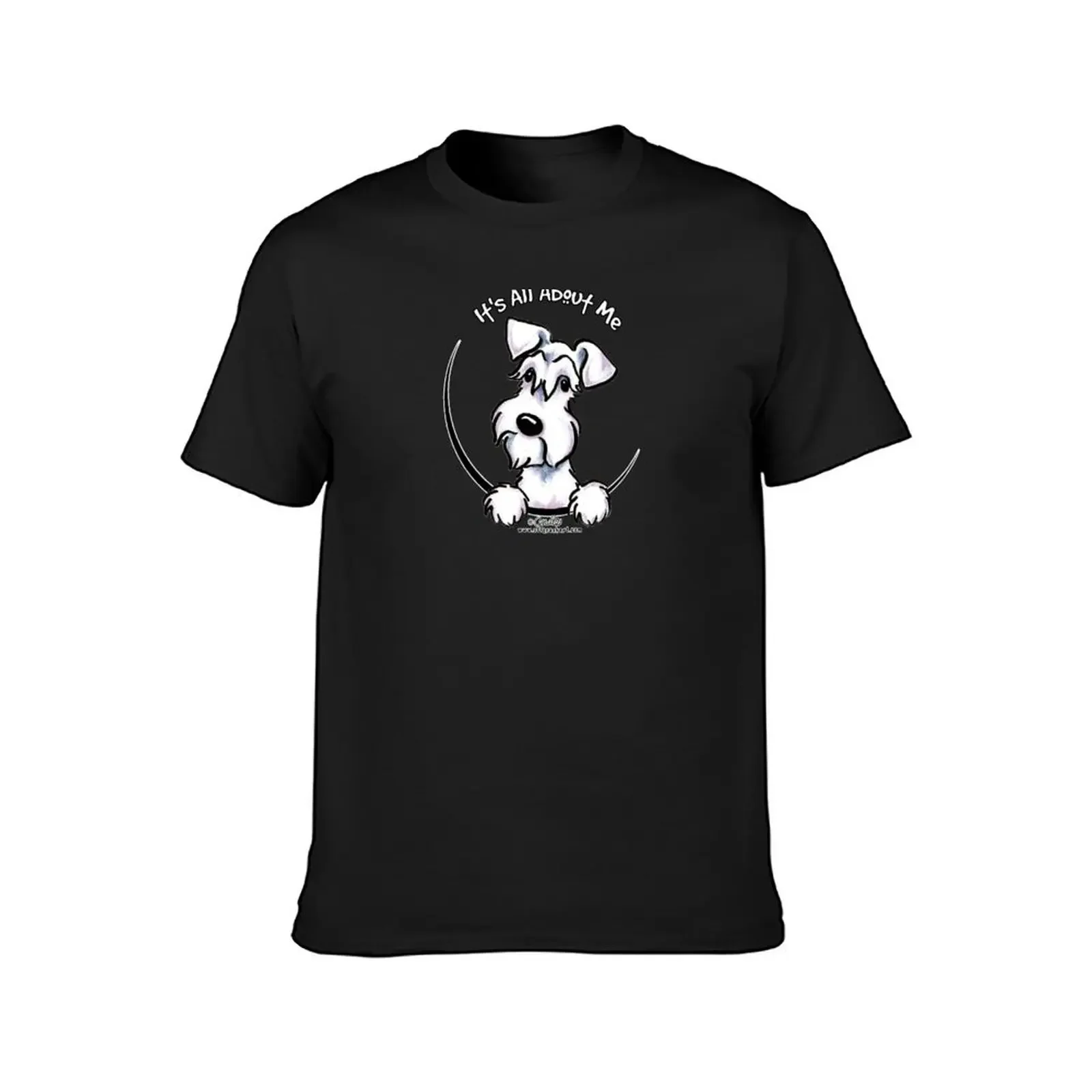 White Schnauzer :: It's All About Me T-Shirt designer shirts customizeds summer tops mens graphic t-shirts hip hop