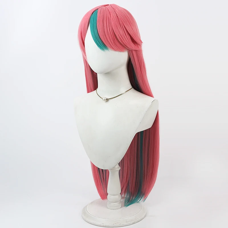 Apexselly Selly Cos شعر مستعار تأثيري هالوين كرنفال حفلة الدعامة الشعر الاصطناعية ألياف مقاومة للحرارة + غطاء شعر مستعار