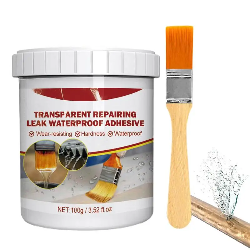 Adhesive Glue Clear Sealant Invisible Leak Repairing Glue Waterproof Anti Leaking Sealant Tile Refurbish Paste Home Supplies