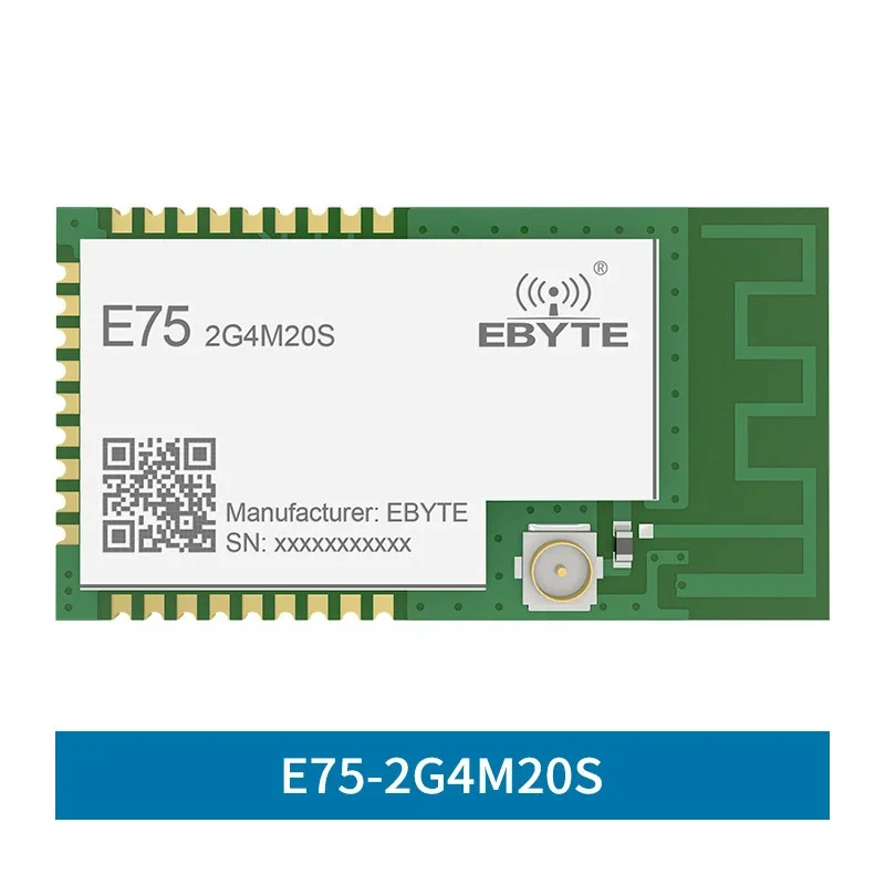 

JN5168 Zigbee 2.4GHz 100mW Wireless Transmitter Receiver PCB IPEX SMD 20dBm 2.4 GHz rf Transceiver Module E75-2G4M20S