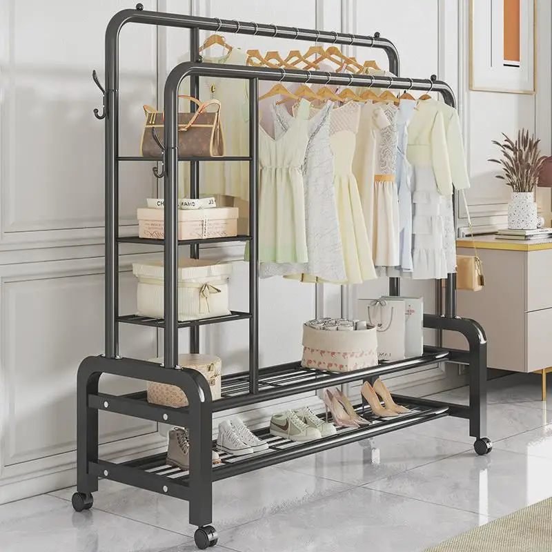 

College Student Bedroom Floor Clothes Hanger Dormi Storage Ra Balcony Drng Clothes Hanger Coat Ra Plastic Material