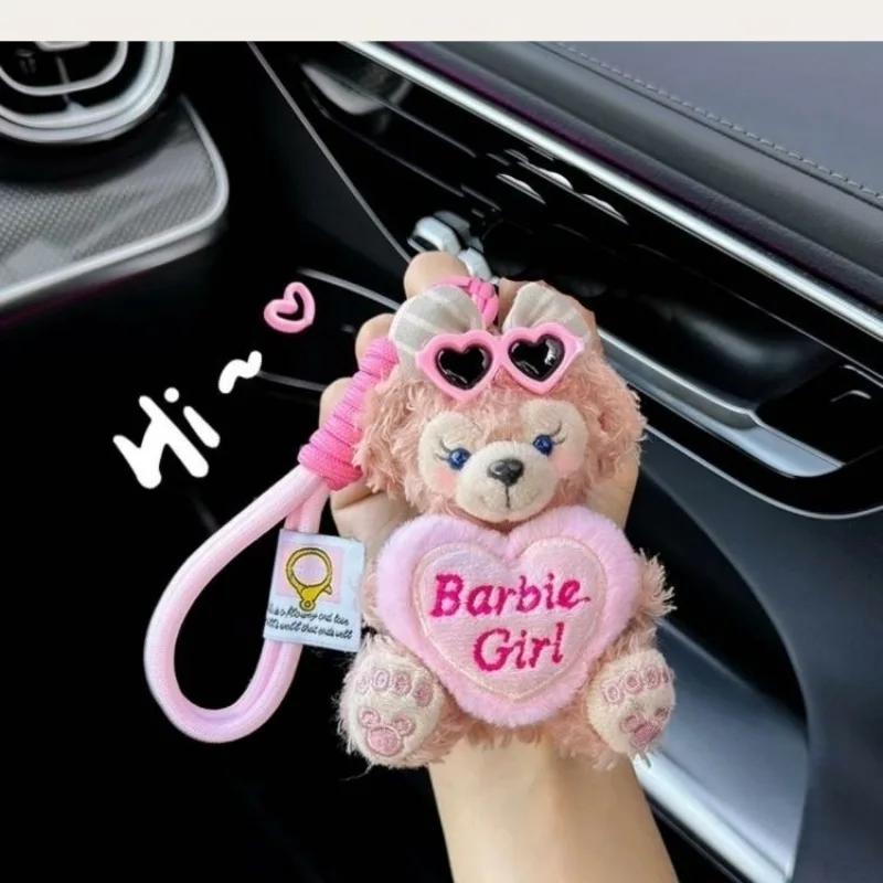 Disney Karikatür Shellie Mayıs Duffey Yeni Sevimli Kız Arkadaşı okul çantası Araba Anahtarı Çift Bebek Moda Yaratıcı Kolye Dekoratif Hediye