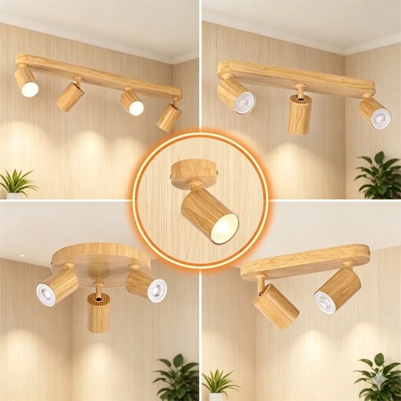 LED Ceiling Light GU10 Light Bulb Tri-color Spot Light  for Home Store Bedroom Corridor Ceiling Lamp  Replacement Bulb lighting