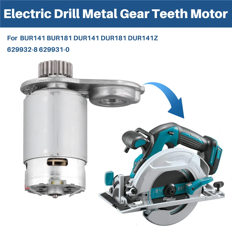 N04R Elektrischer Bohrmotor mit Metallgetriebe und Zähnen 629932 -8 629931 -0 Teile für elektrische Bohrmaschinen, Metallgetriebemotor, Werkzeuge