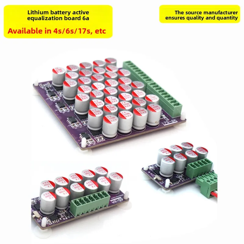 6A High Precision Active Equalizer, LTO Lithium Titanate Battery Balancer Energy Transfer Board