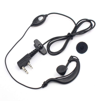 UV-K5 UV-K6 Headset For QuanSheng UV5R Plus Baofeng Walkie Talkie UV-5RH UV-13 Pro UV-17 Plus Earpiece UV-21 UV-16 UV20 Earphone