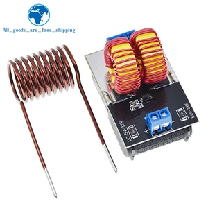 Tzt dc 5-12v mini zvs módulo de fonte de alimentação de aquecimento por indução de baixa tensão placa de aquecimento por indução para aquecimento por indução com bobina 8 principais vendas mini indutor - №8