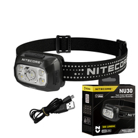 Triple output Lightweight Outdoor Headlamp NITECORE NU30  Headlight 500LM 130M Torch Lanterns Built-in 1500mAh Li-ion Battery