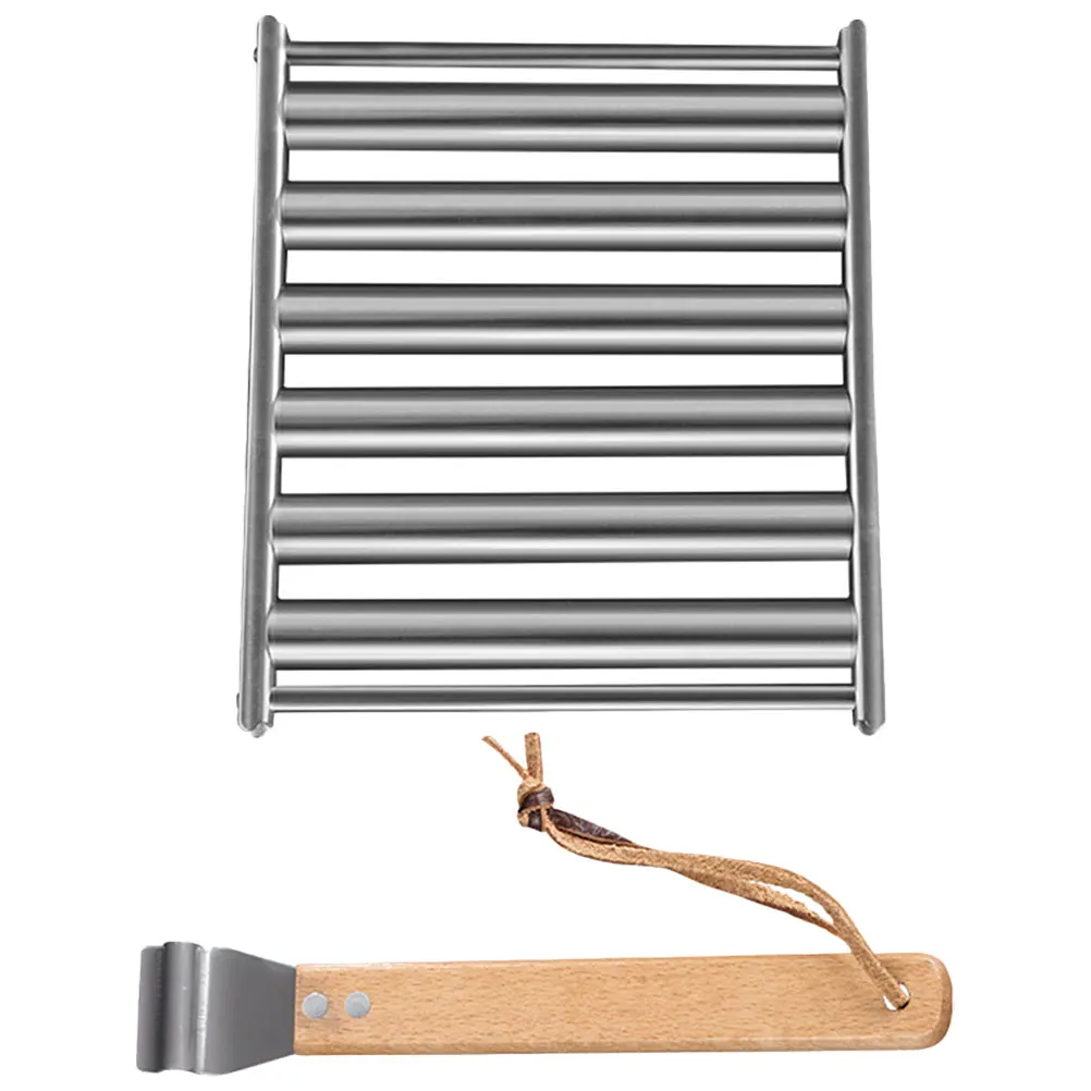 

Stainless Steel Hot Dog Grill Barbecue Roller Holder Rack Sausage BBQ Stand Outdoor Camping Garden Yard Grilling Tool Sausage