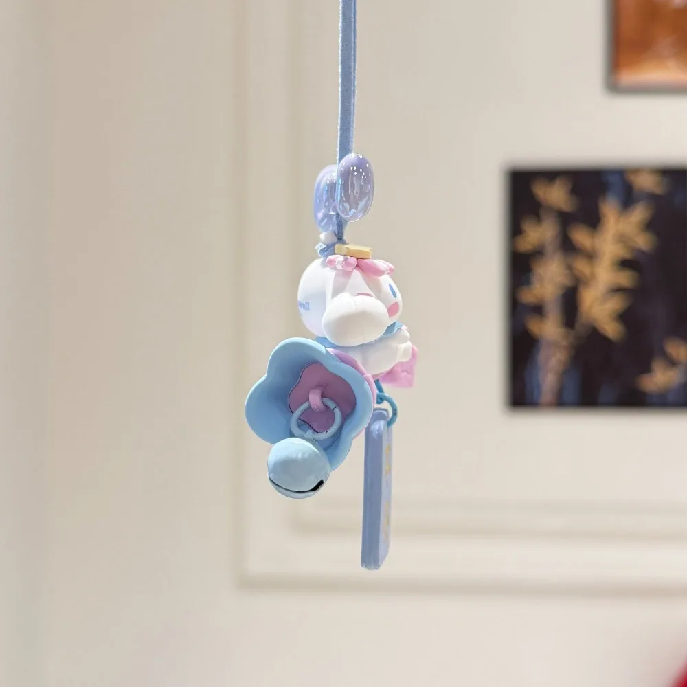 Sanrio Hello Kitty‌ Kuromi‌ Car Hanging Ornament Pendant Rearview Mirror Decoration Car Interior Accessory Fashion Lucky Gift view 4