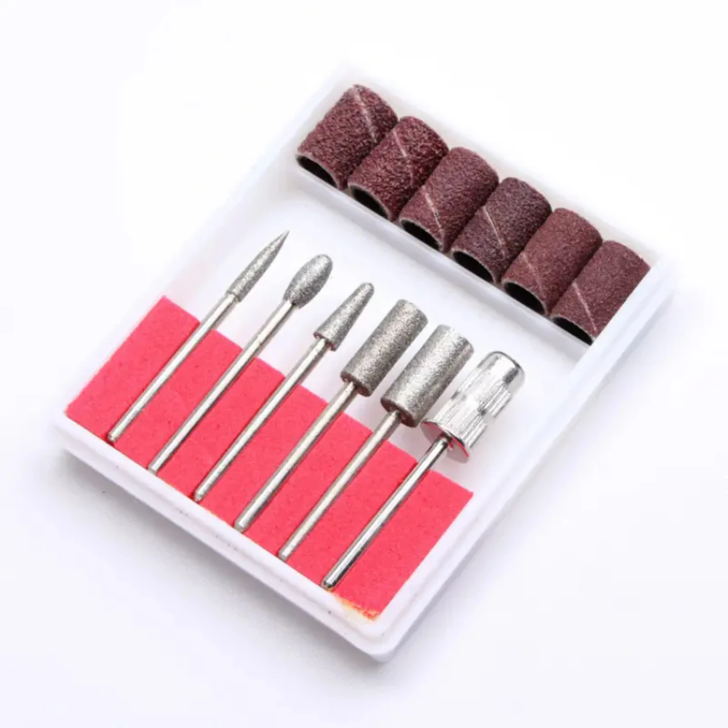 

Professional Cuticle Nail Drill Bit Set - Premium Quality Nail File Drill Bit Kit for Manicure and Pedicure - Essential Nails Ac