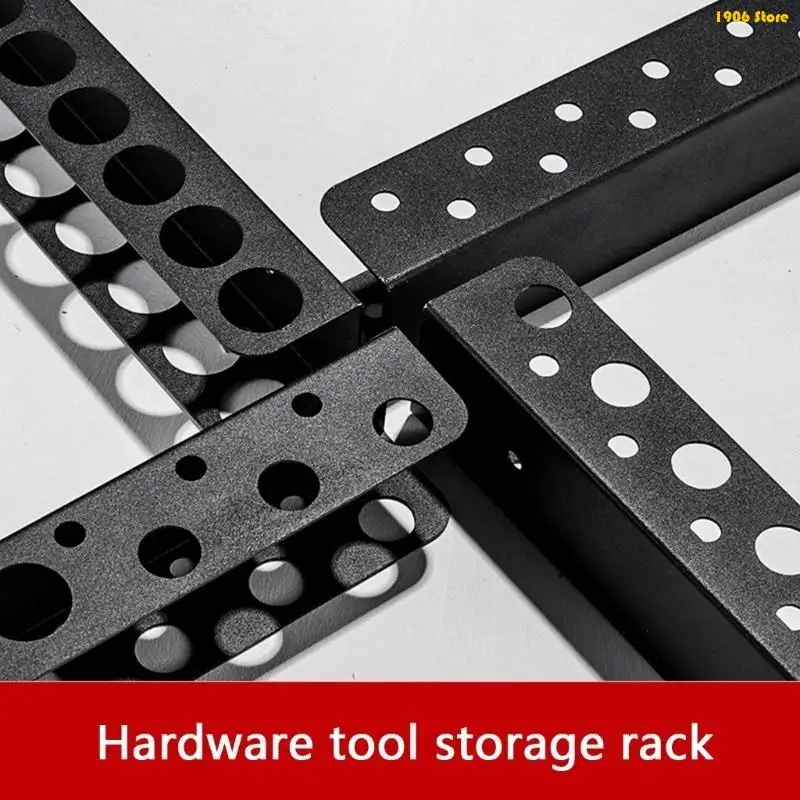 U1JB Malled Mall Tool organizadores organizadores con recubrimiento resistente a óxido para almacenamiento garaje