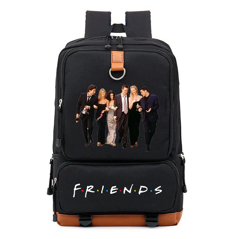 Sac à dos Central Perk Coffee Friends TV Show pour hommes et femmes, grande capacité, sac à dos de voyage lancé, 03Bookbag, garçons, filles