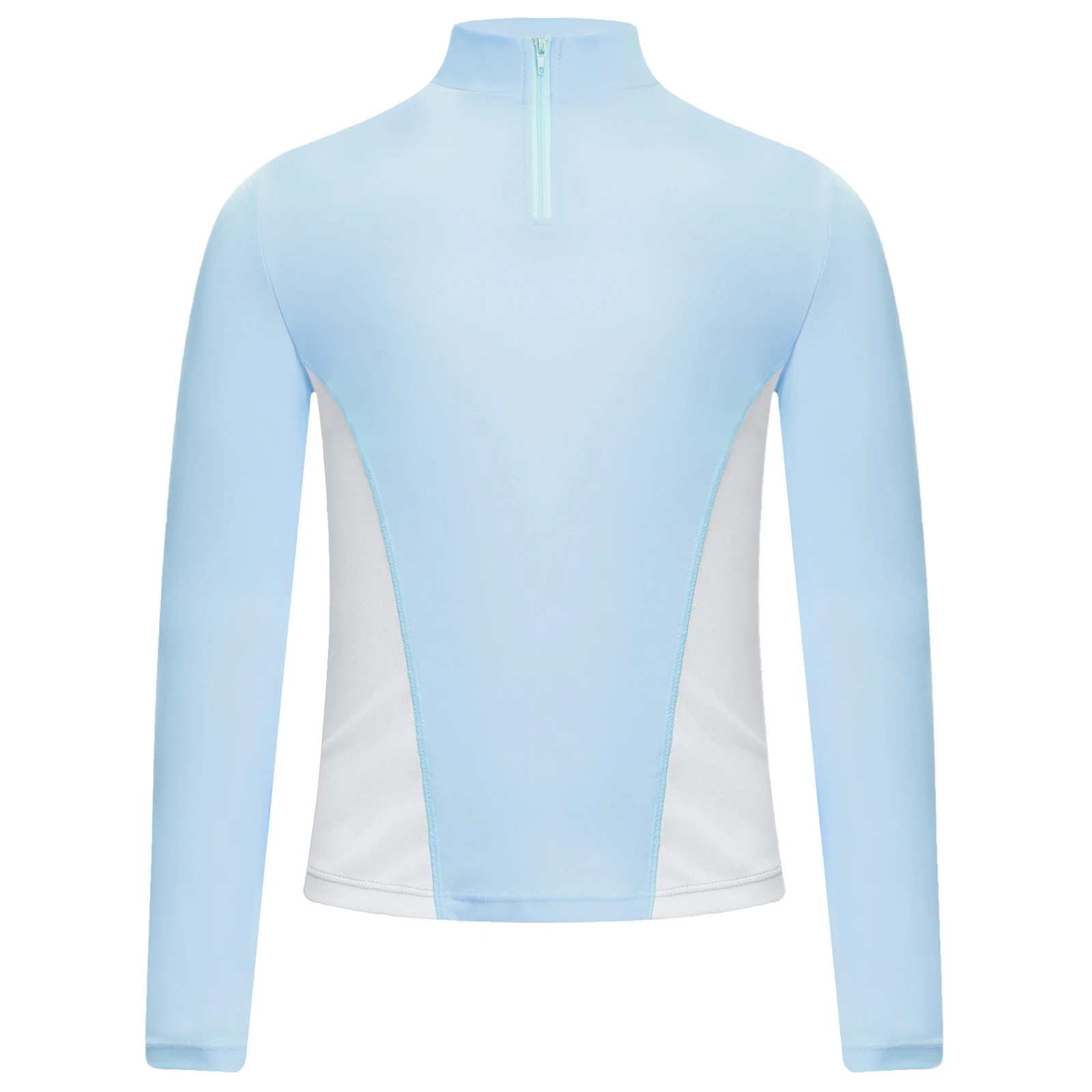 Golf Sport Shirt Kids Girls Long Sleeves Thumbhole T-shirt Quick-Drying Equestrian Riding Top Riding Clothes School Tops Costume