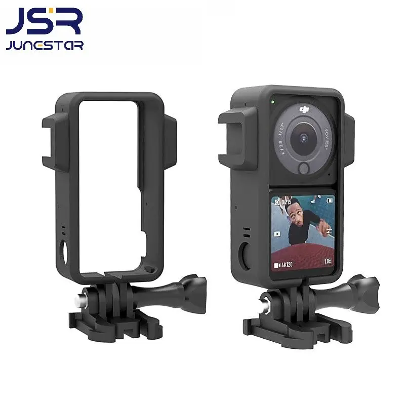 

Dji action 2 Защитная рамка горячий башмак защита от падения защита от пыли Чехол + длинный винт + Базовое крепление для dji osmo action Accessories