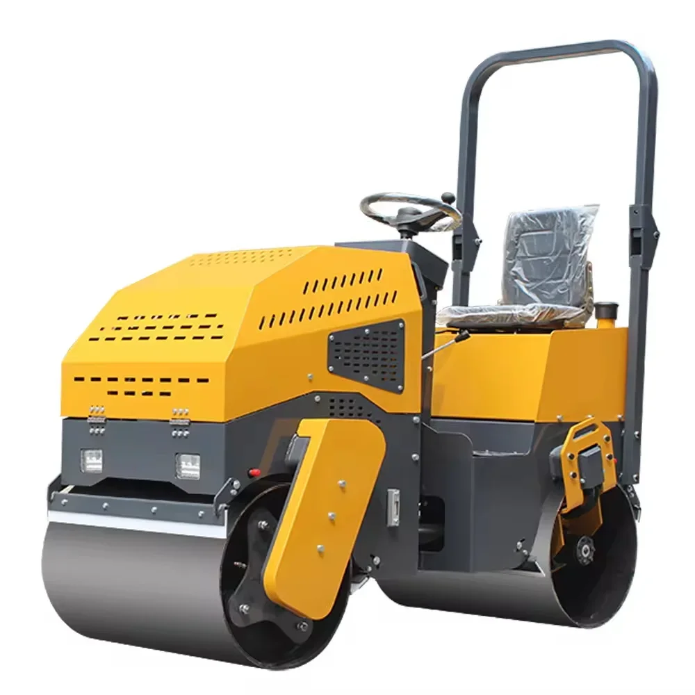 Construction Machinery Walk Behind compactor 3ton 1ton 2ton 4ton New pavement machinery Vibration ride on mini Road Roller