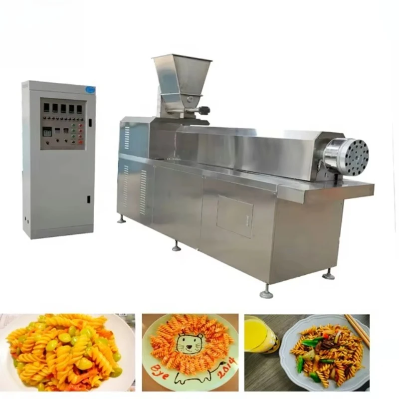High Efficiency Industrial Dry Pasta Line, Automatic Stainless Steel Extruder Machine for Commercial Macaroni Making