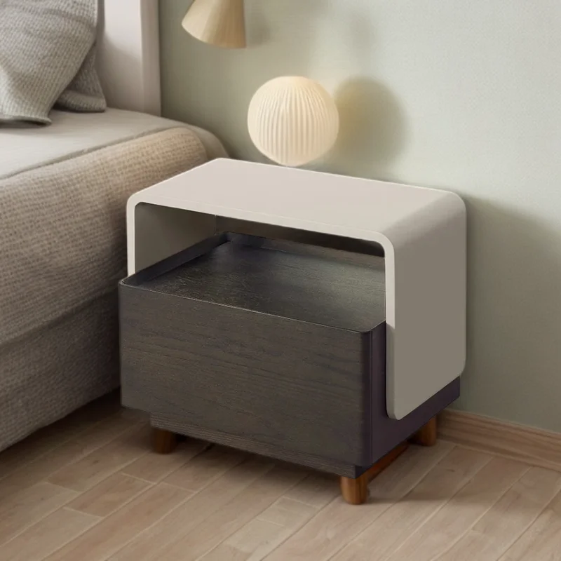 

Room Bedside Table Sofa Side Nightstands Open Cabinets Wood Coffee Mini Storage Bed Desk Small Mesitas De Noche Night Furniture