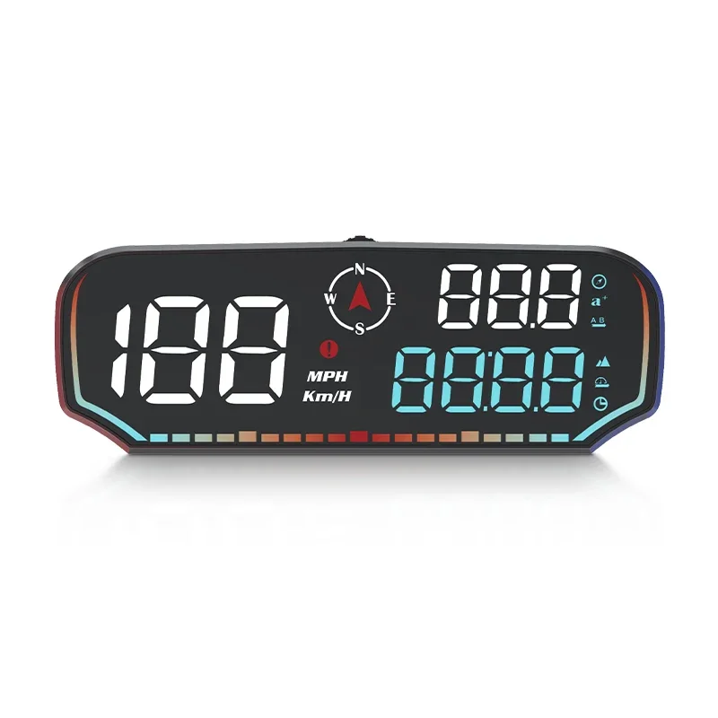 

GPS USB HUD Universal G14 Speedometer Gauge LED GPS HUD Head up Displays for Cars and Trucks