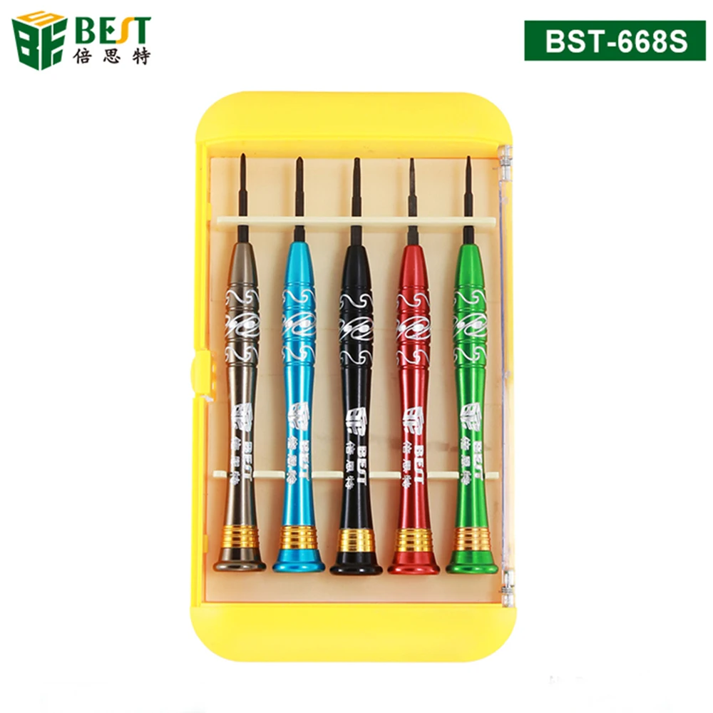 

5 in 1 Precision Screwdriver Set 0.8Pentalobe/PH00/PH000/T5/T6 Screwsdrivers for Laptop PC Cameras Disassemble Phone Repair Tool