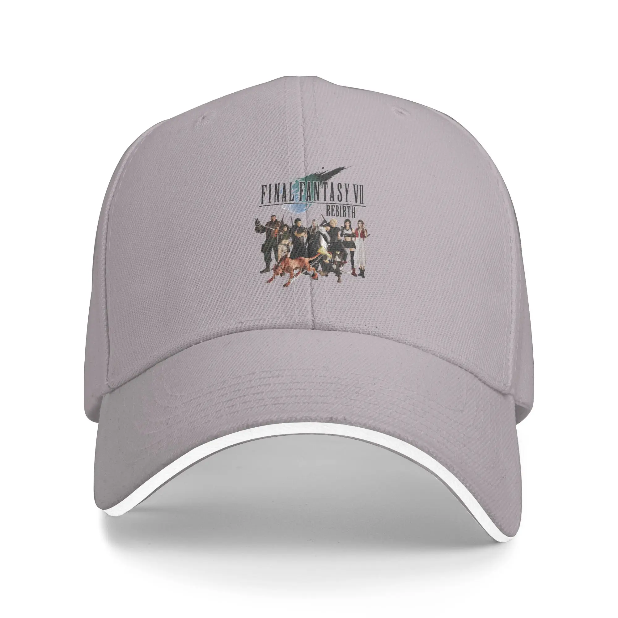 Hot Sale Final Fantasy Vii Rebirth Characters Group Baseball Cap  Comfortable Hat  Camping Picnic Hat