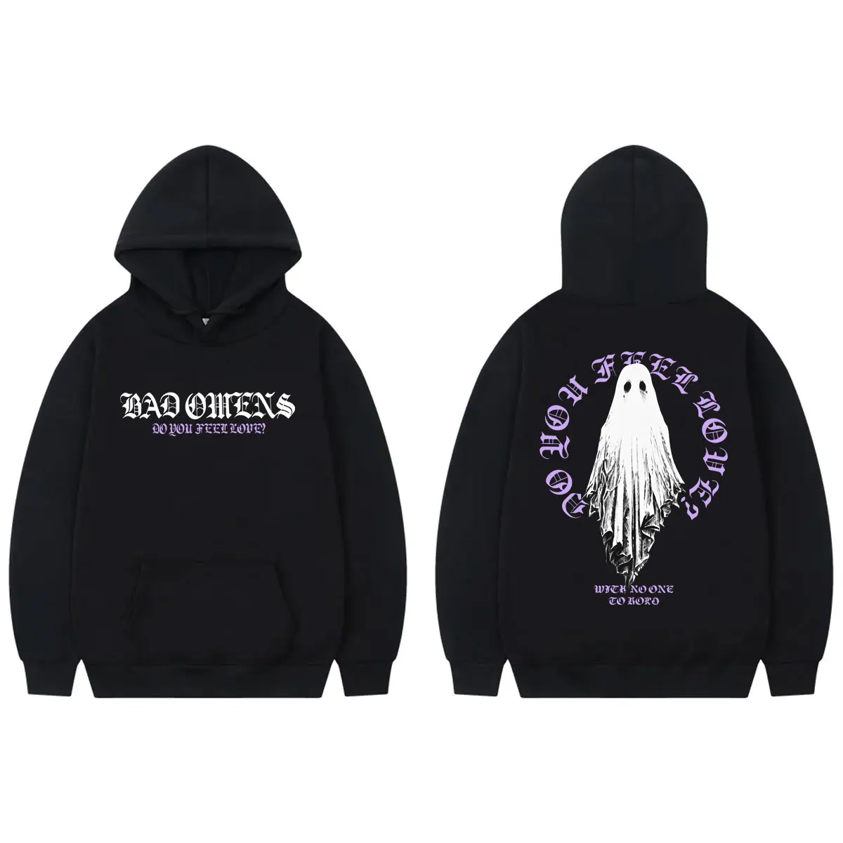

Bad Omens Do You Feel Love Tour 2026 Merch Hoodies High Quality Fashion Oversized Pullovers Men Women Casual Sweatshirts