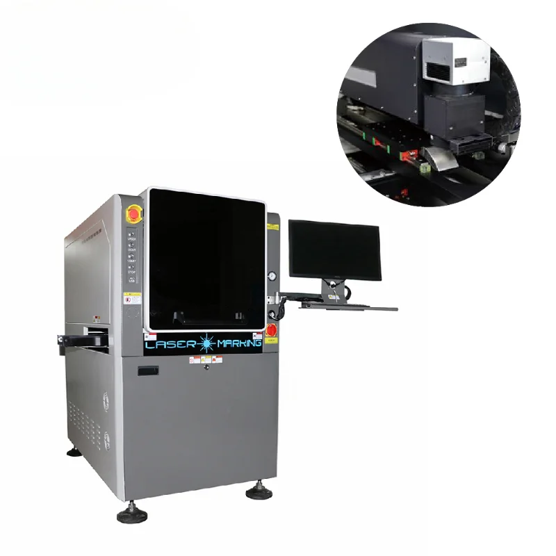 Profession Elle 20-W-Leiterplatten-Laserbeschriftungsmaschine PCB-Laser Beschriftung Maschine Preis TOP-Qualität Fliegende UV-La