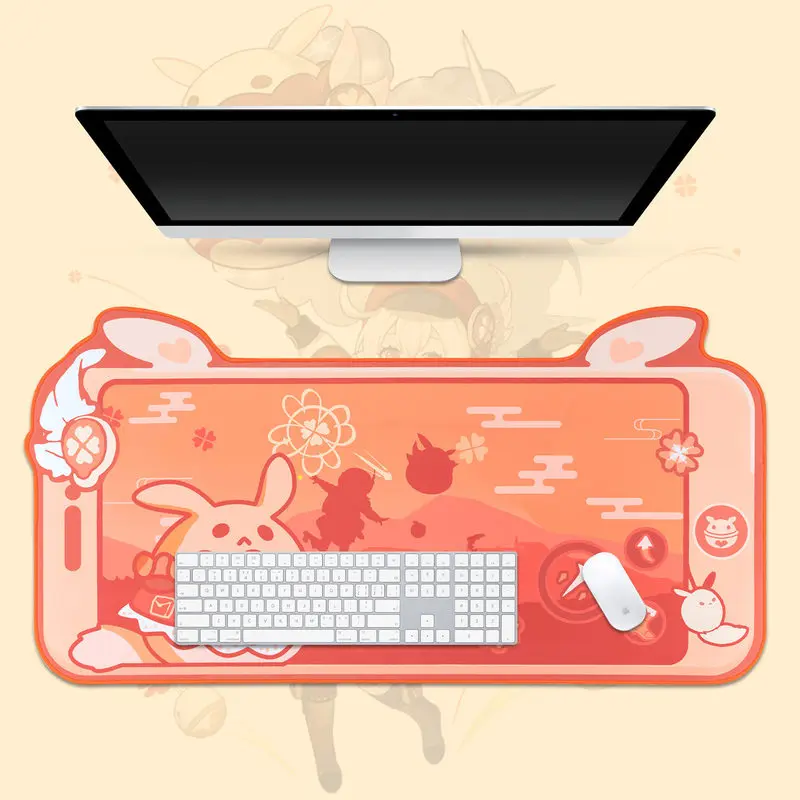 Mouse Pad Gamer Genshin Impact Klee Grande Antiderrapante