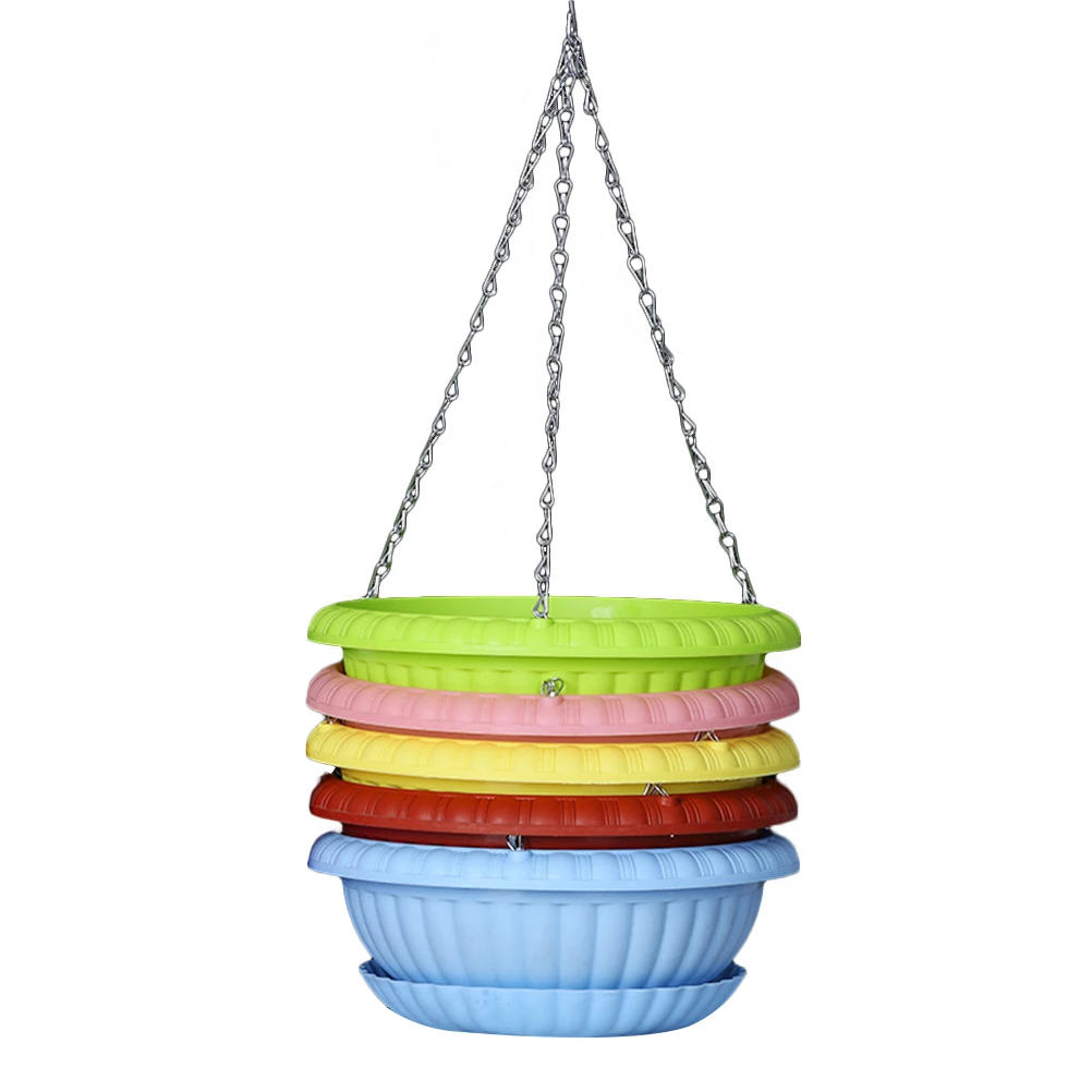 

1pc 5 Set Hanging Flower Pot Wall Mount Basket Chlorophytum Planter Eco PP Resin Bedroom Living Bathroom Kitchen Balcony Storage