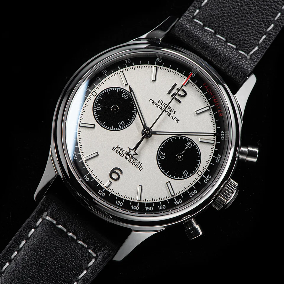 Tianjin Movment 1963 Chronograph Mechanical Watch 38mm