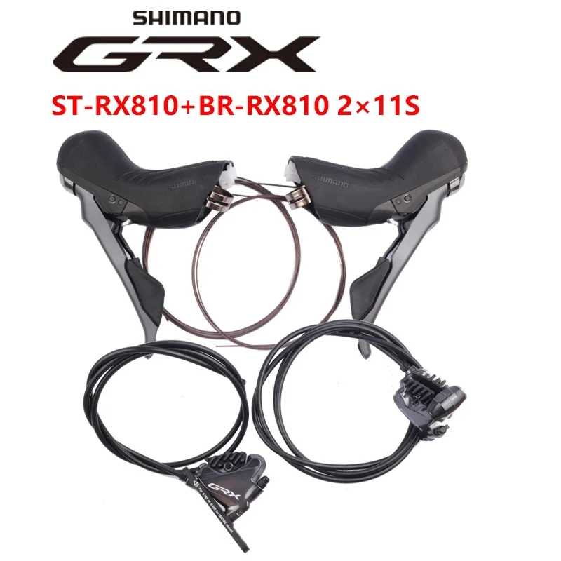 SHIMANO GRX ST-RX810 BR-RX810 DUAL CONTROL LEVER 2x11 Speed Hydraulic Disc Brake For Road Bike Bicycle Original Shimano Parts