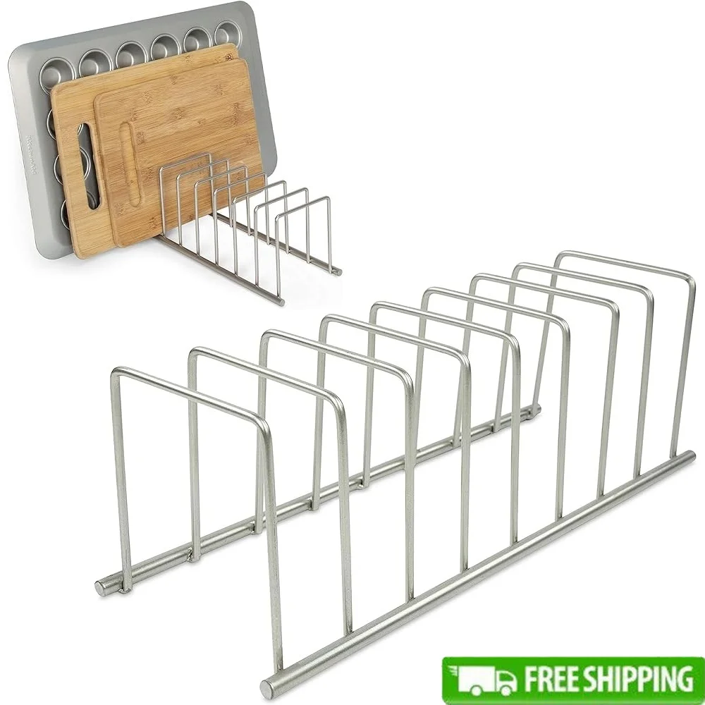 

Атласная никелевая сушилка для посуды, органайзер для кухонной стойки, компактный держатель, сушилка для посуды, кастрюли, умный дизайн, прочная сталь