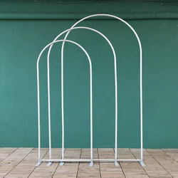 Aluminum Alloy Metal Arch Party Balloon Decoration Frame, Wedding Party event Backdrop Stand, Gold and Silver