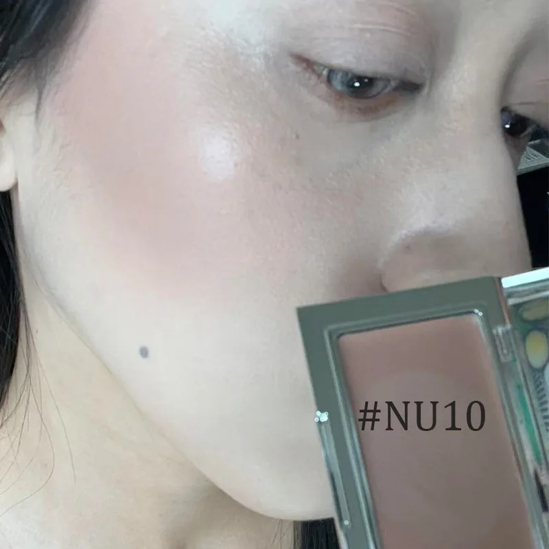 Hyntoor Blush Crema Opaca Idratante Cremoso Nudo Guancia Tinta Correttore Crema Correzione del tono della pelle Trucco viso facile da applicare