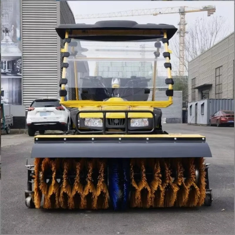High Efficiency Atv Small Riding Snow Plow Big Roof Windshield Multipurpose Sweeper 1.4m Snow Shovel Snow Thrower view 2