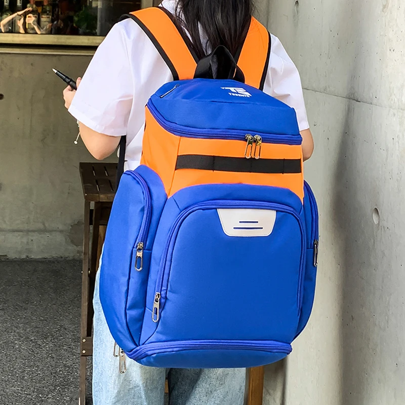 

Fishing Bag Football Basketball Backpack for Teenagers Outdoor Sports Commuting Training Daypack Shoes Pocket Laptop Schoolbag