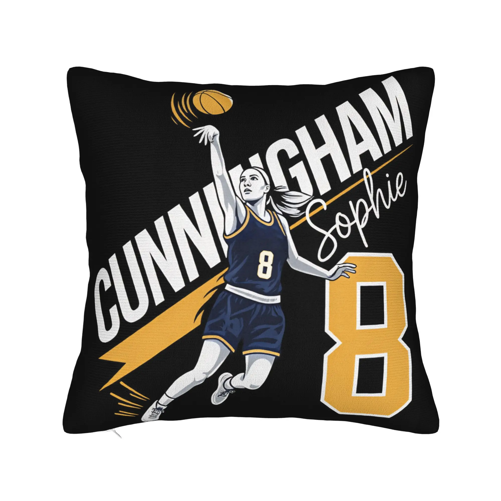 SOPHIE CUNNINGHAM NUMBER 8 Pillow Cover  Soft Cushion Cover Retro Trendy Pillow Case For Sofa Bedroom Home Decor