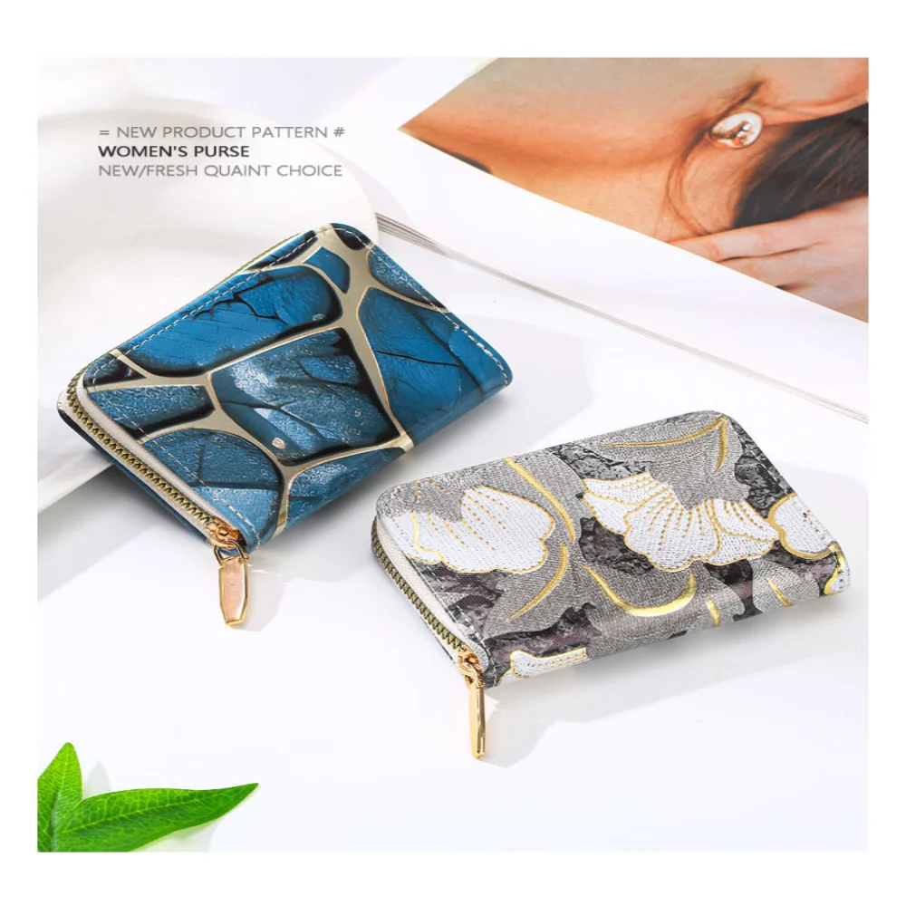 طباعة متعددة المحفظة القصيرة حامل البطاقة العالمي بطاقة المحفظة معرف حامل للهدايا مكتب السفر