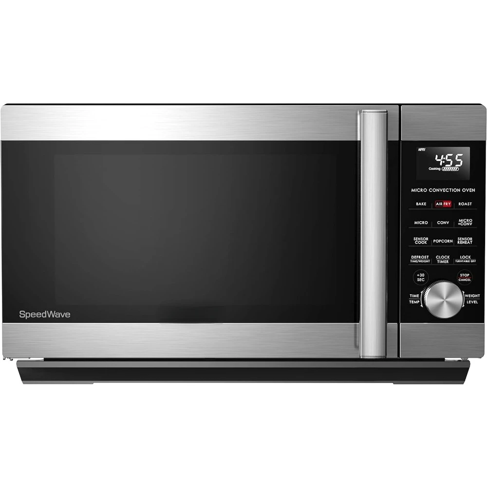 

GSWWA16S1SA10 3-in-1 SpeedWave with TotalFry 360, Microwave, Air Fryer, Convection Oven with1.6 Cu.Ft/ 1000W, Stainless Steel