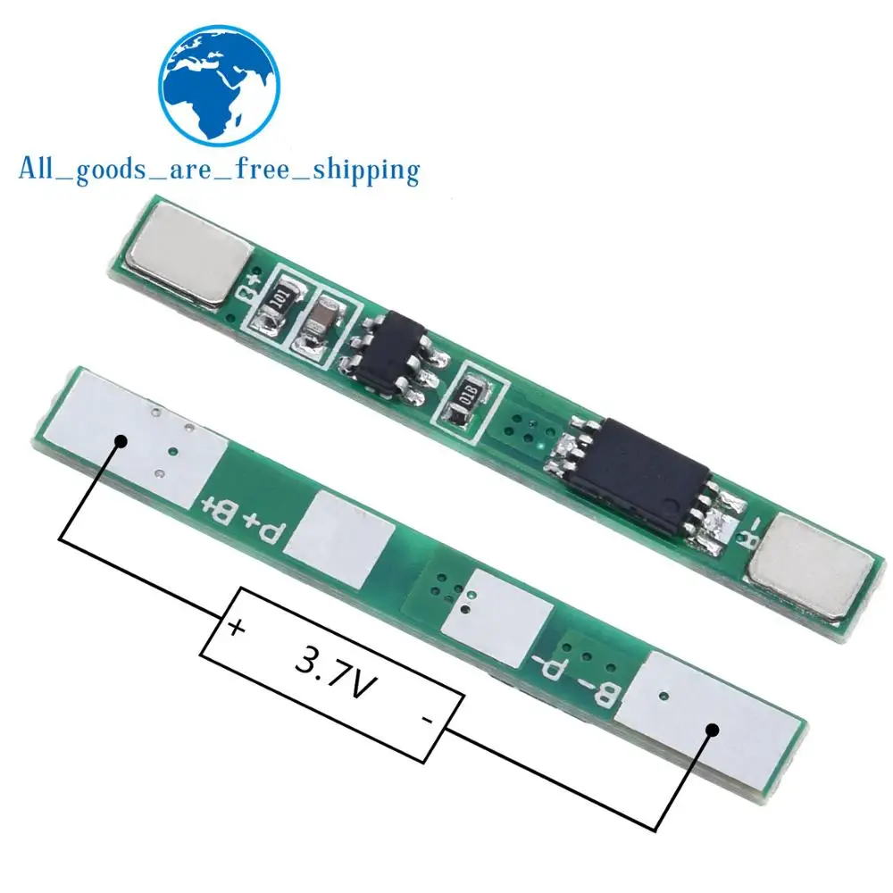 Tzt 1PCS 1S 3.7V 3A… - image