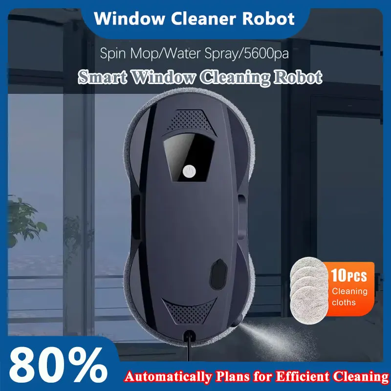 

Window Cleaning Robot Intelligent Remote Control Window Cleaning Machine Household Double Sided Glass Cleaning Machine