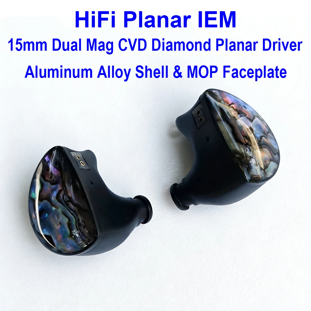 

Наушники JIA15 PMD IEM HiFi, внутриканальные мониторы, 15-мм планарно-магнитный драйвер, проводные, ортодинамические, 2-контактные