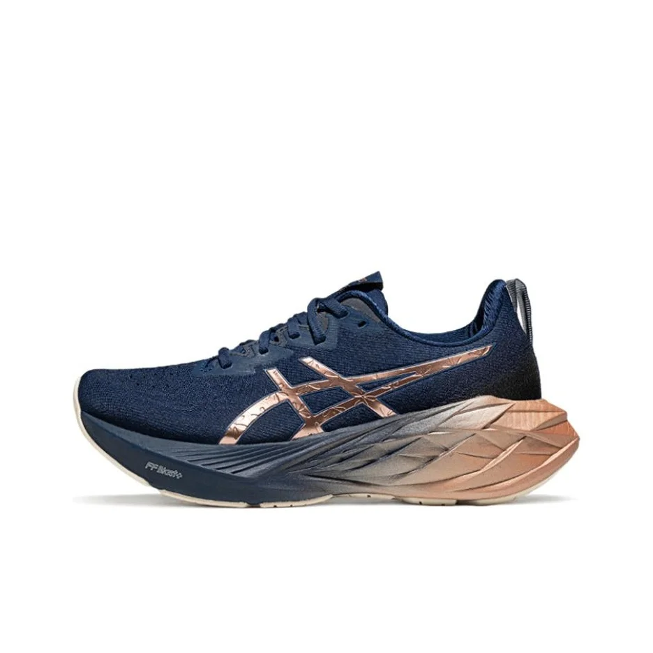 

ASICS Novablast 4 Platinum Blue Expanse Rose Gold Women's 1012B739-400