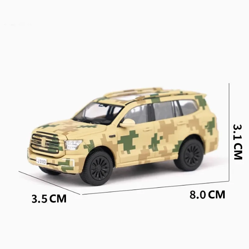 1:64 مقياس T2-41 تانك 500 الرياضة طبعة التمويه مركبة محاكاة سبيكة سيارات لعبة نموذج ثابت الكلاسيكية جمع هدية