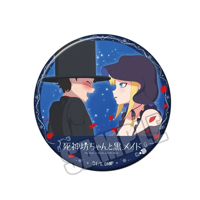 The Duke of Death and His Maid 58MM ROUND BADGE IRON BUTTON