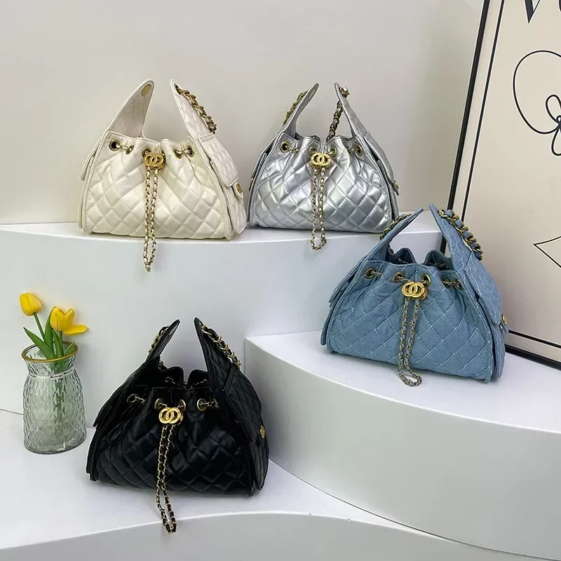 Tas Bahu Wanita Desainer Terkenal Kulit Asli Tas Selempang Tas Tangan Tote Merek Mewah Elegan